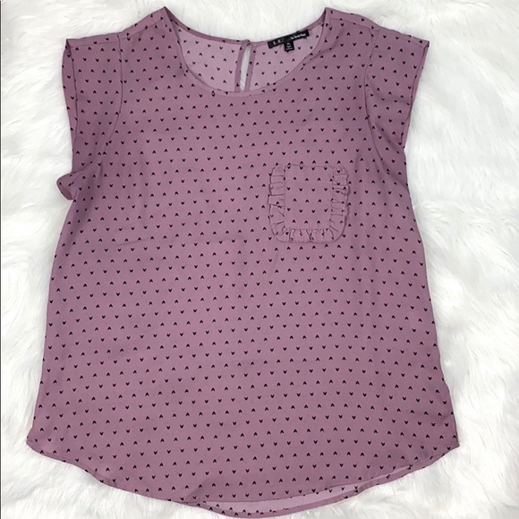 Sweet Rain Tops - Pink Sweet Rain Printed Top